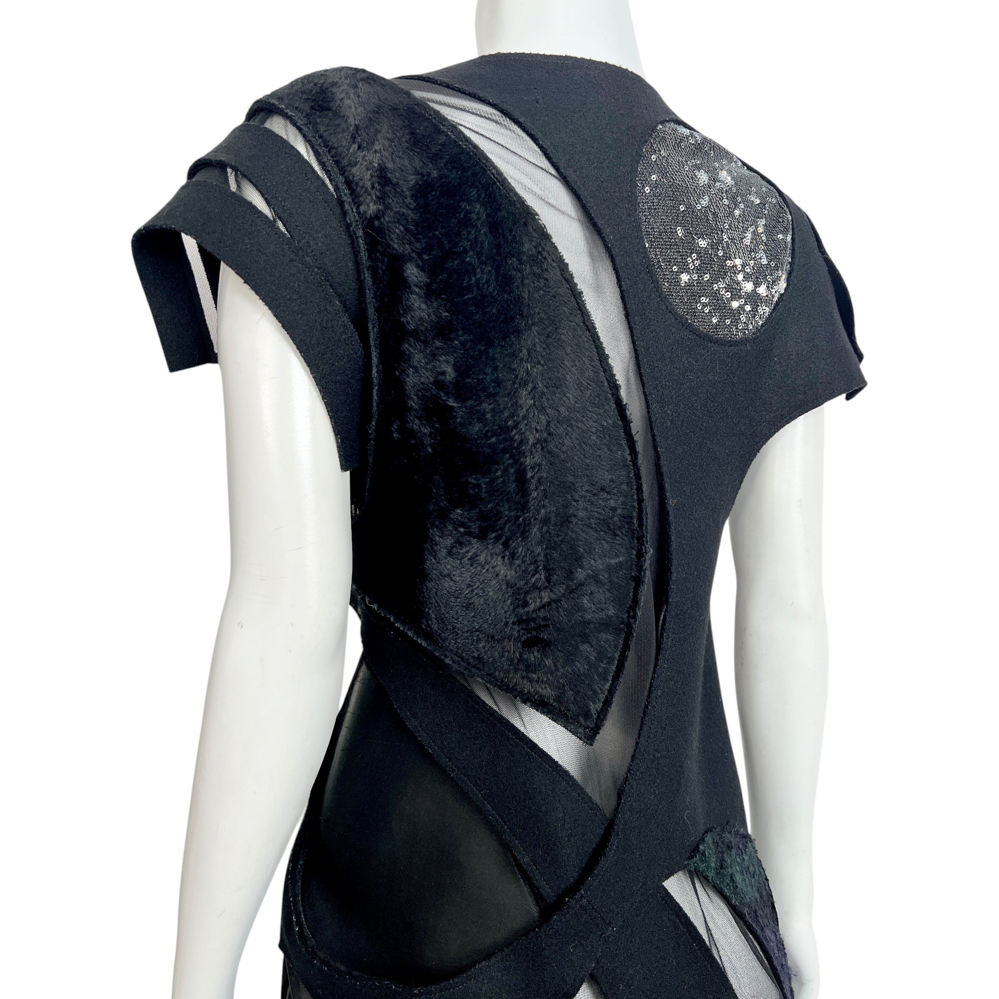 Junya Watanabe F/W 2014  Comme des Garçons Patchwork Dress, top back