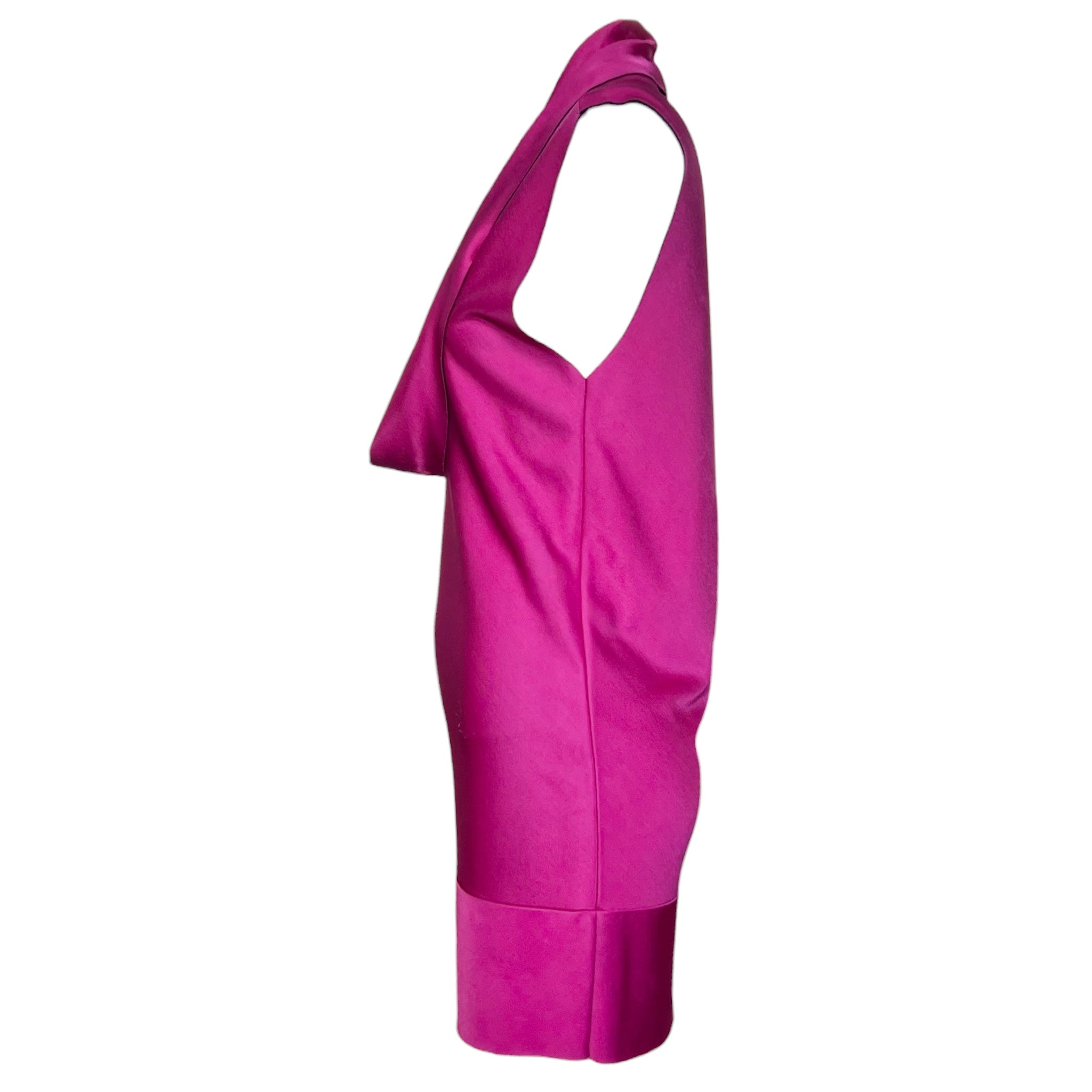 Balenciaga 2008 Hot Pink Neoprene Dress, side 2