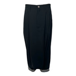 Junya Watanabe S/S 2011 Black Sailor Trousers with Striped Trim