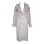 Missoni 2025 Herringbone Beige Alpaca Blend Coat