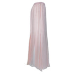 Galanos Early 1980's Pink Silk Three Piece Skirt Suit Evening Ensemble, skirt side