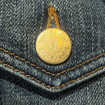 Yves Saint Laurent by Tom Ford S/S 2004 Denim Jacket, Logo on stud