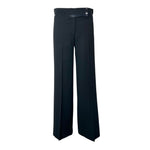 Chanel A/W 2006 Black Crepe Wool Trousers