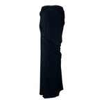 Rick Owens S/S 2020 Tecuatl Collection Black Draped Maxi Skirt, back
