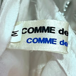 Comme des Garçons Y2K Double Layer White Wrap Skirt, label