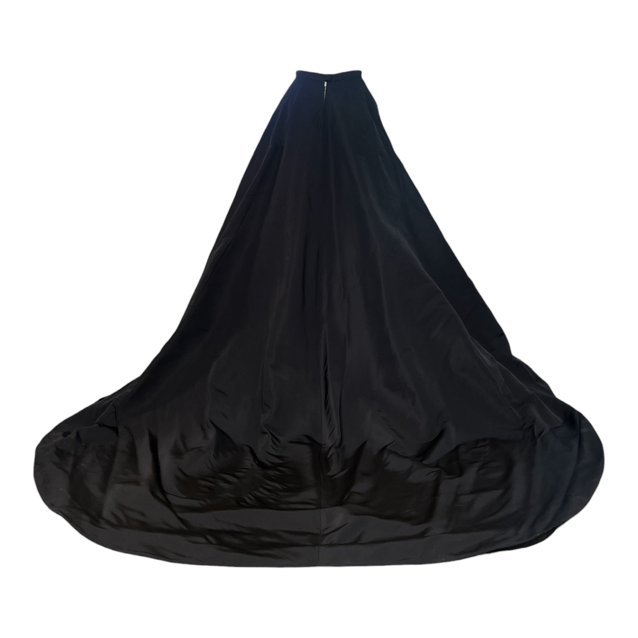Irene by Greg Lavoi Black Ballgown Skirt with Train, back