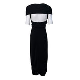 ALAIA 1990 年代黑色针织挂脖礼服