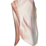 Galanos Early 1980's Pink Silk Three Piece Skirt Suit Evening Ensemble, side camisole