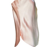 Galanos Early 1980's Pink Silk Three Piece Skirt Suit Evening Ensemble, side camisole