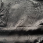 Chanel A/W 2007  Black Metallic Lurex Bouclé Tweed Mini Dress, lining
