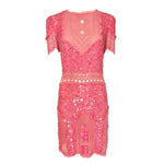 Emilio Pucci Resort 2012 Pink Sequin Beaded Mini Dress, NWT