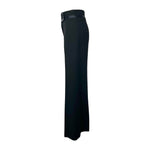 Chanel A/W 2006 Black Crepe Wool Trousers, side