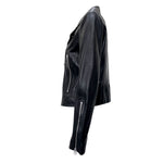 Rag & Bone Black Lambskin Leather Moto Jacket, side 2