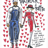 Art depicting Davis & Kelly's friendship with Davis in the Question Mark dress
https://www.missdandme.com/single-post/2020/06/17/the-friendship-of-bette-davis-and-patrick-kelly