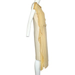 Maison Martin Margiela S/S 2013 Butter Cream Draped Crepe Dress, side