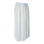 Comme de Garçons 2001 Pleated 2-Tone Knit Jersey Skirt, slight side