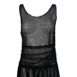 Fendi by Karl Lagerfeld S/S 2010 Black Lace Drop Waist Dress, top half