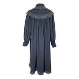 Yves Saint Laurent Rive Gauche F/W 1977 'Les Chinoises' Grey Wool Coat, back