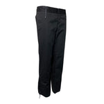 Gucci Y2K Cotton Dark Charcoal Brown Blend Pirate Pants, slight side