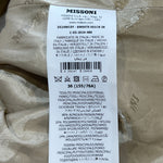Missoni 2025 Herringbone Beige Alpaca Blend Coat, tag