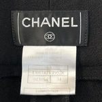 Chanel A/W 2006 Black Crepe Wool Trousers, label