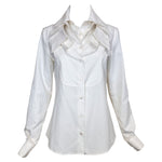 Viktor & Rolf F/W 2003 Rare Multi Collar White Button Up Shirt
