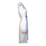 Gaultier Classique Y2K Mesh Grape Leaf Print Tank Dress, side 2