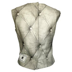 Maison Martin Margiela A/W 2004 Chesterfield Sofa Trompe L'Oiel Leather Tank, back