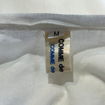 Comme des Garçons 2003 White Cotton Draped Jersey Skirt, label