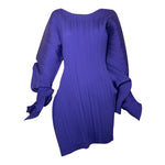 Issey Miyake Spring Summer 1991 Purple Shift Dress
