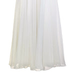 Victoria Royal 1970s White Beaded Fit and Flare Dress, skirt