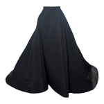 Irene by Greg Lavoi Black Ballgown Skirt with Train