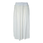 Comme de Garçons 2001 Pleated 2-Tone Knit Jersey Skirt