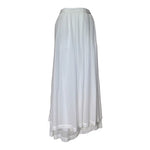 Comme des Garçons Y2K Double Layer White Wrap Skirt, side 2