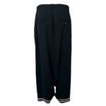Junya Watanabe S/S 2011 Black Sailor Trousers with Striped Trim, back