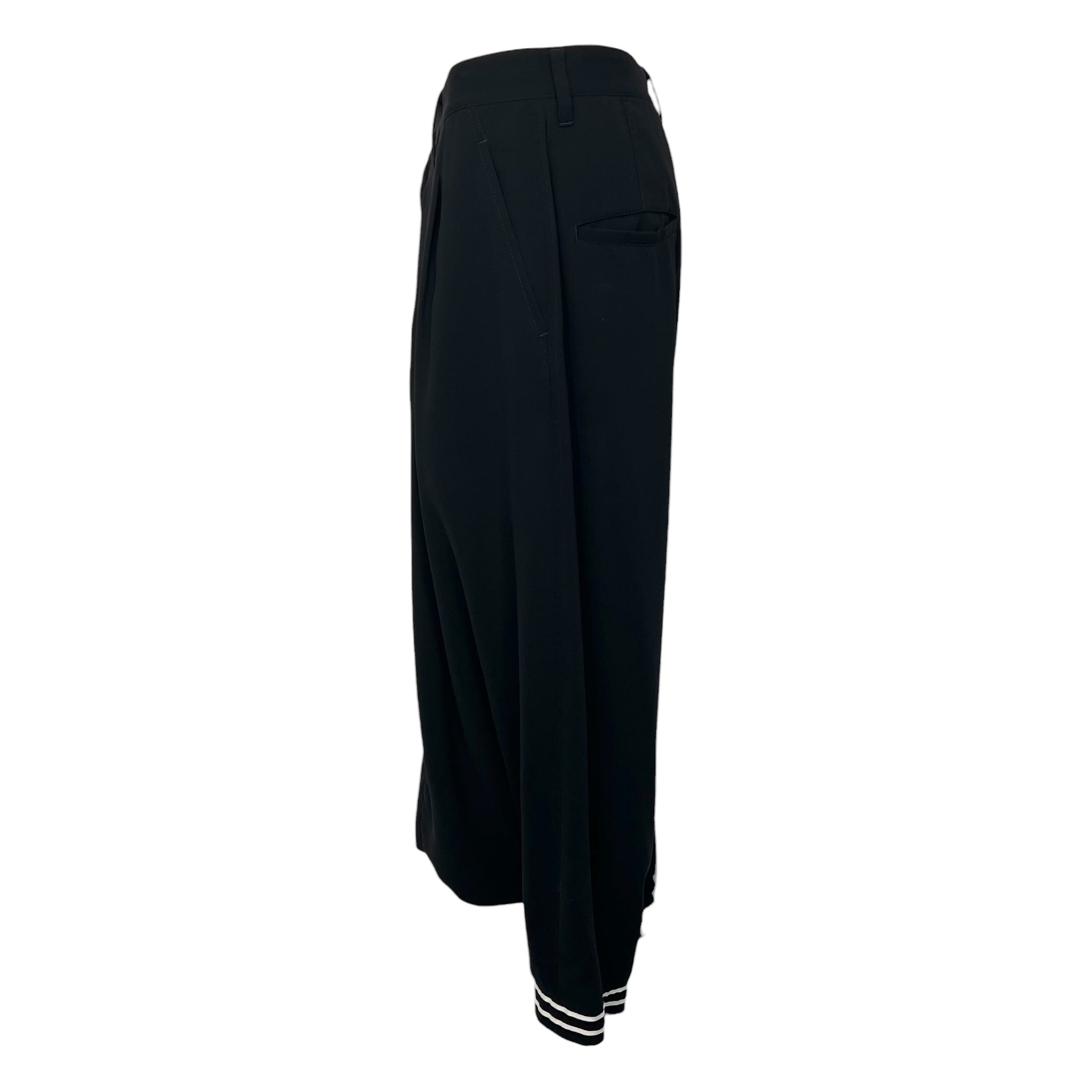 Junya Watanabe S/S 2011 Black Sailor Trousers with Striped Trim, side