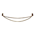 Pierre Cardin Early 1980's Deco Amber Resin and Gold Tone Chain Belt, as seen on