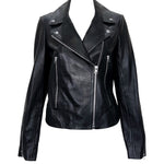 Rag & Bone Black Lambskin Leather Moto Jacket