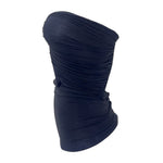 Rick Owens S/S 2022 Black Jersey Prong StraplessTop, side