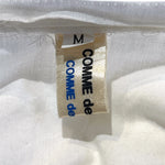 Comme des Garçons S/S 2004 White Cotton Jersey Draped Skirt, label