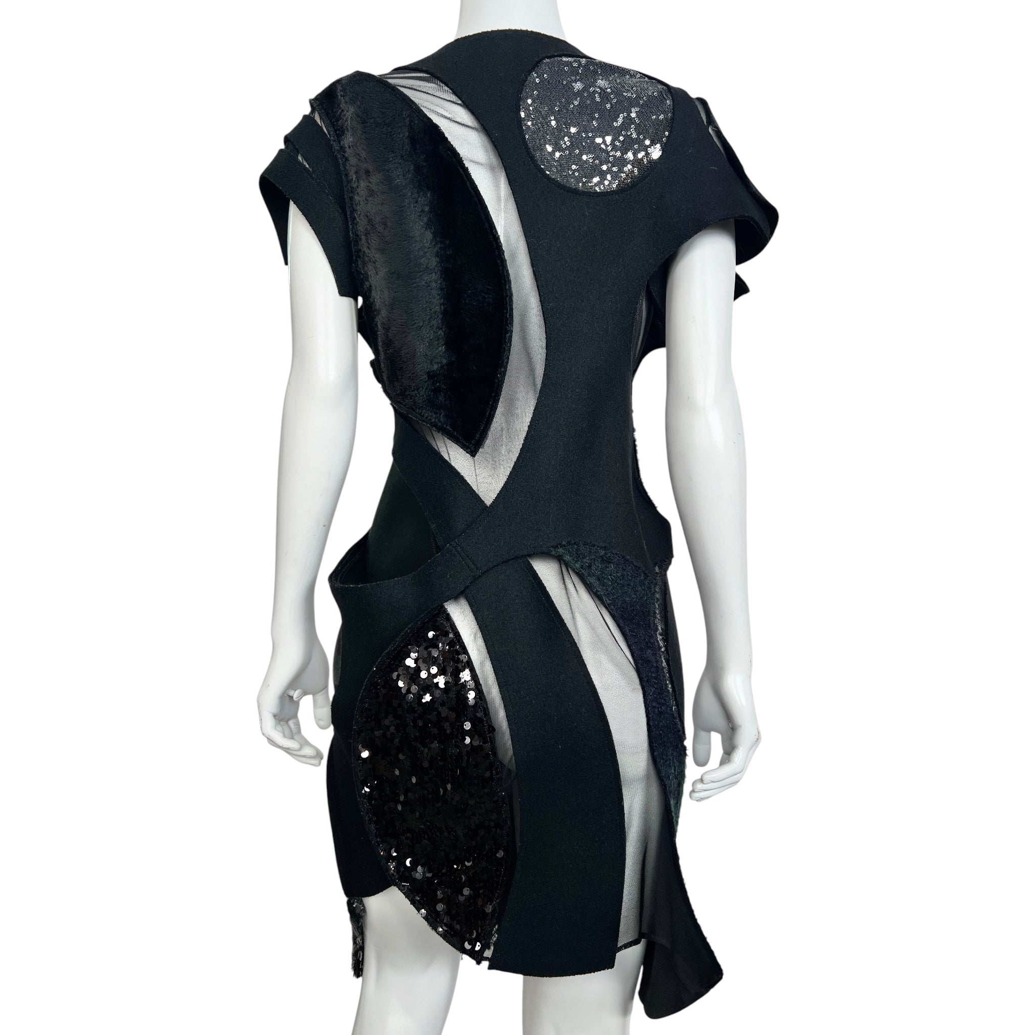 Junya Watanabe F/W 2014  Comme des Garçons Patchwork Dress, back