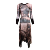 Jean Paul Gaultier S/S 1995 "Creation of Adam" Brown Mesh Dress