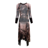 Jean Paul Gaultier S/S 1995 "Creation of Adam" Brown Mesh Dress