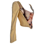 Vivienne Westwood A/W 1990-91 "Portrait" Collection Long Sleeve Gold Corset Top, slight side