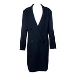 Karl Lagerfeld Late 1980s Black Tuxedo Coat Dress