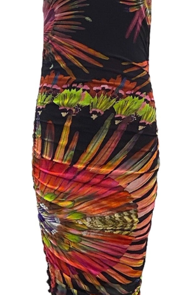 Jean Paul Gaultier Soleil 2000's BodyCon Floral Mesh Dress THE WAY WE WORE Jean Paul Gaultier Soleil 2000's BodyCon Floral Mesh Dress THE WAY WE WORE