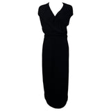 ALAIA 1990 年代黑色针织挂脖礼服