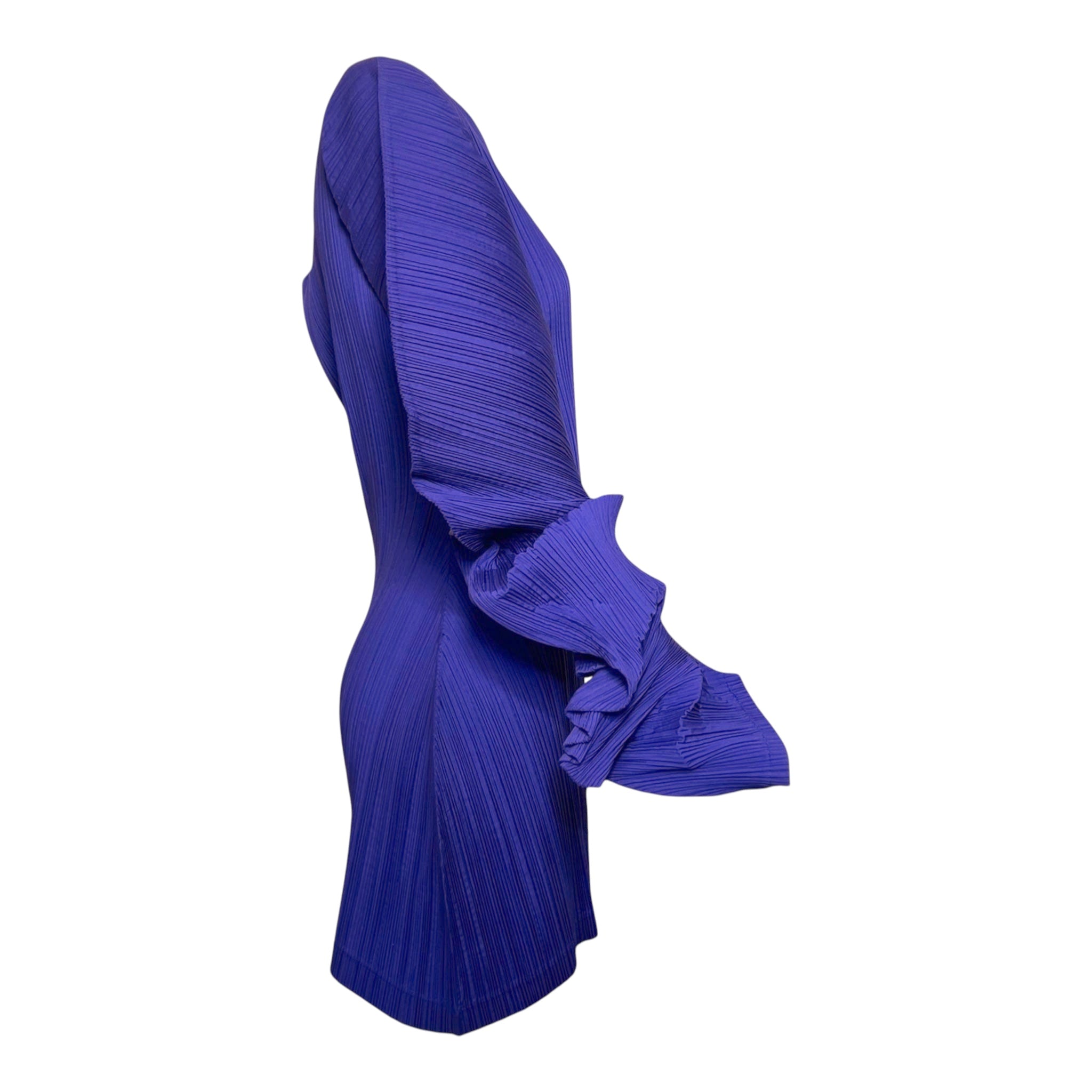 Issey Miyake Spring Summer 1991 Purple Shift Dress, side 2