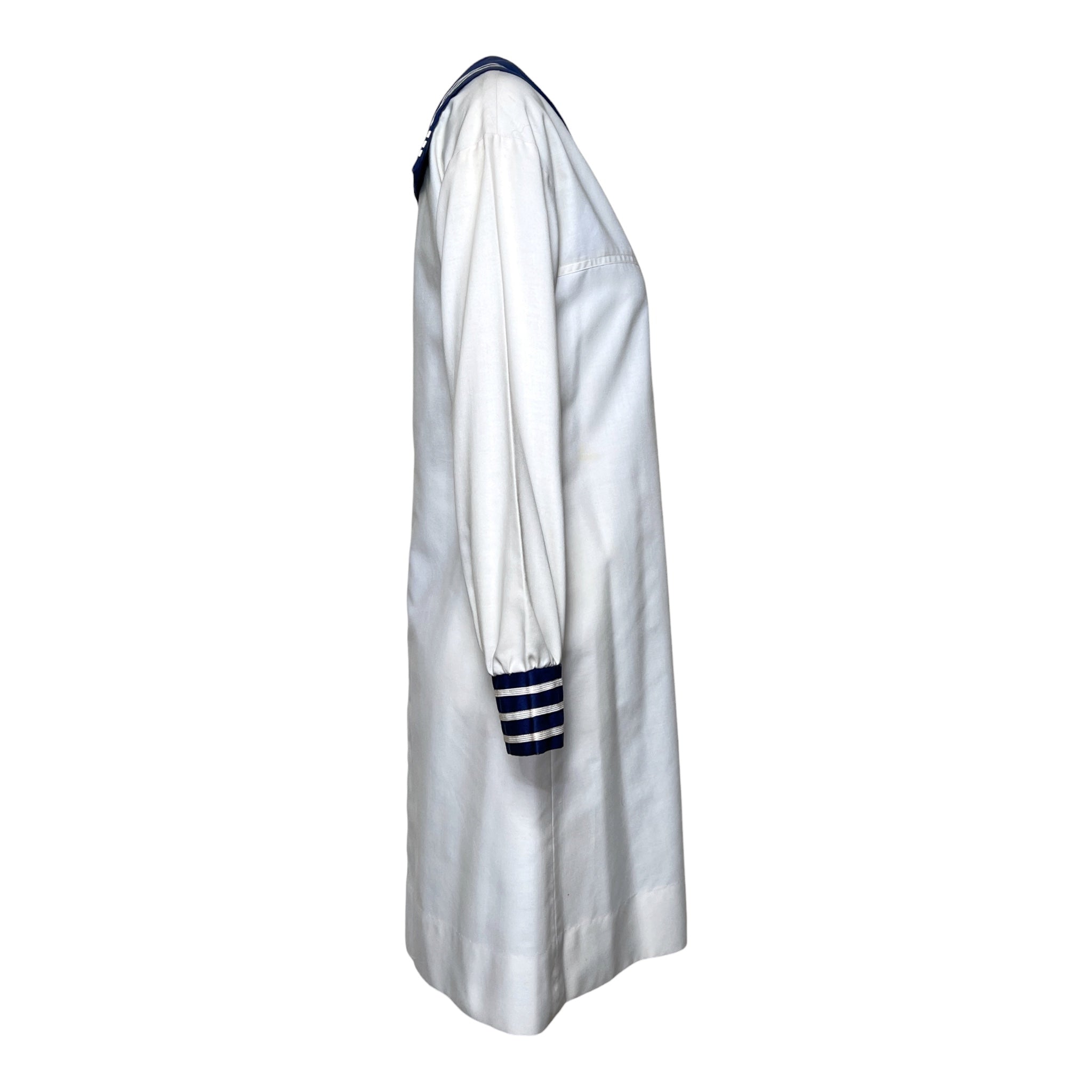 JAX Late 1960s Sailor-Inspired Dress, side