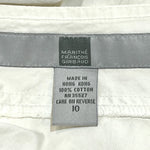 Marithe Francois Girbaud Y2K White Utilitarian Skirt, label